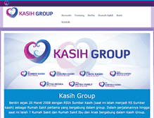 Tablet Screenshot of kasih-group.com